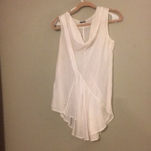 Sheer blouse. Work etc